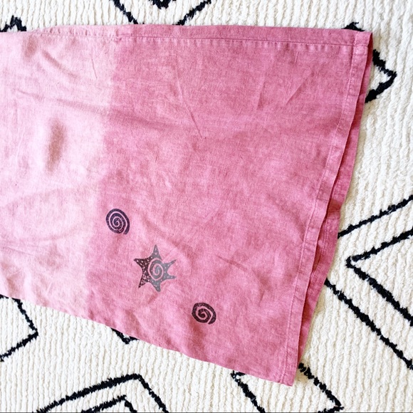 Linen Tie Dye Maxi Dress - Picture 13 of 16